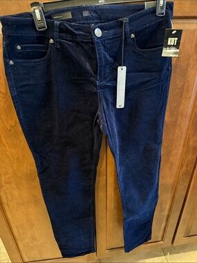 Kut from the Kloth Women's Navy Skinny Corduroy Jeans